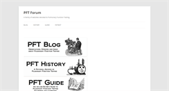 Desktop Screenshot of pftforum.com