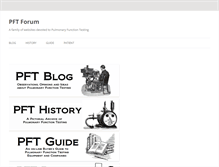 Tablet Screenshot of pftforum.com